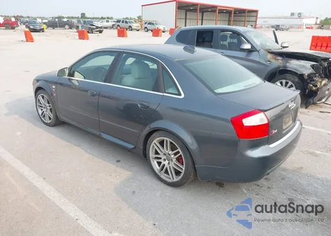 2004 Audi S4 4.2 from USA, damaged, VIN WAUPL68E54A260027